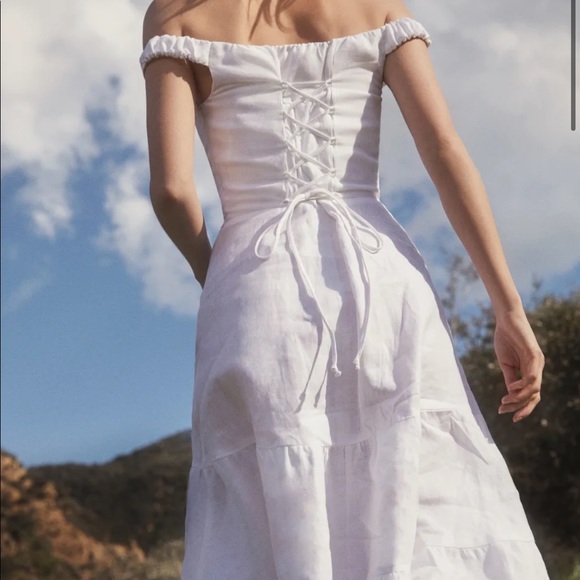 Reformation Dresses & Skirts - reformation KATE white linen dress